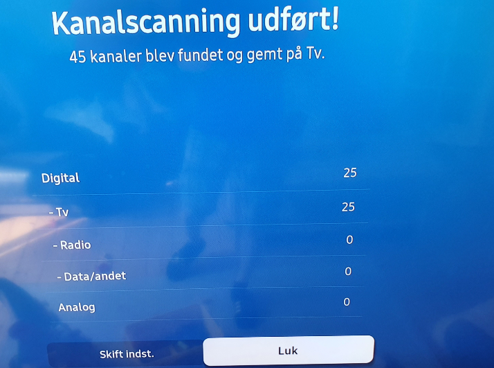 Sdan ser kanalsgning ud p Samsung TV